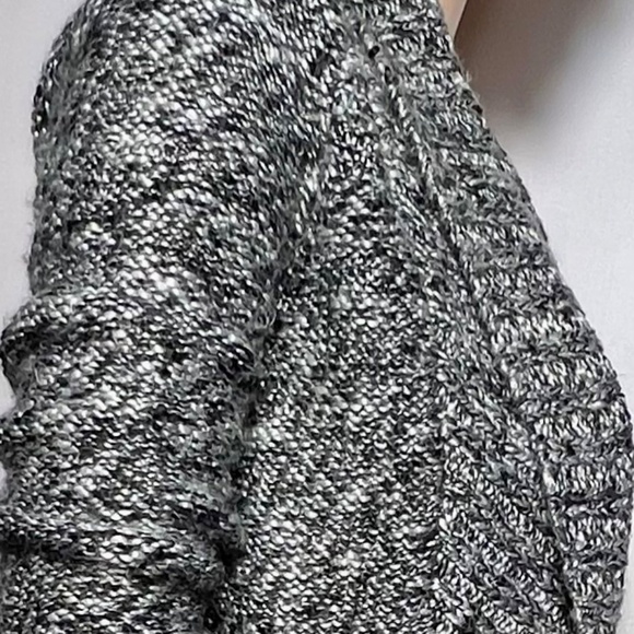 Element Open Cardigan Sweater Size Small Heathered Black & Grey - Picture 7 of 9